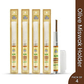 Olive Miswak With Holder (Pack of 4)